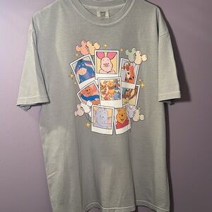 Disney Winnie The Pooh Comfort Colors Shirt, Pooh & Friends Shirt, Women’s Large